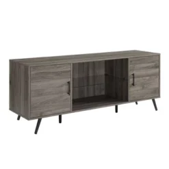 2 Door Mid-Century Modern Wood Storage TV Stand For TVs Up To 65" - Saracina Home 28 2 Door Mid-Century Modern Wood Storage TV Stand For TVs Up To 65" - Saracina Home -Living Room Furniture Store GUEST fdbaa559 01a2 420c b9f9 1eddb90512df